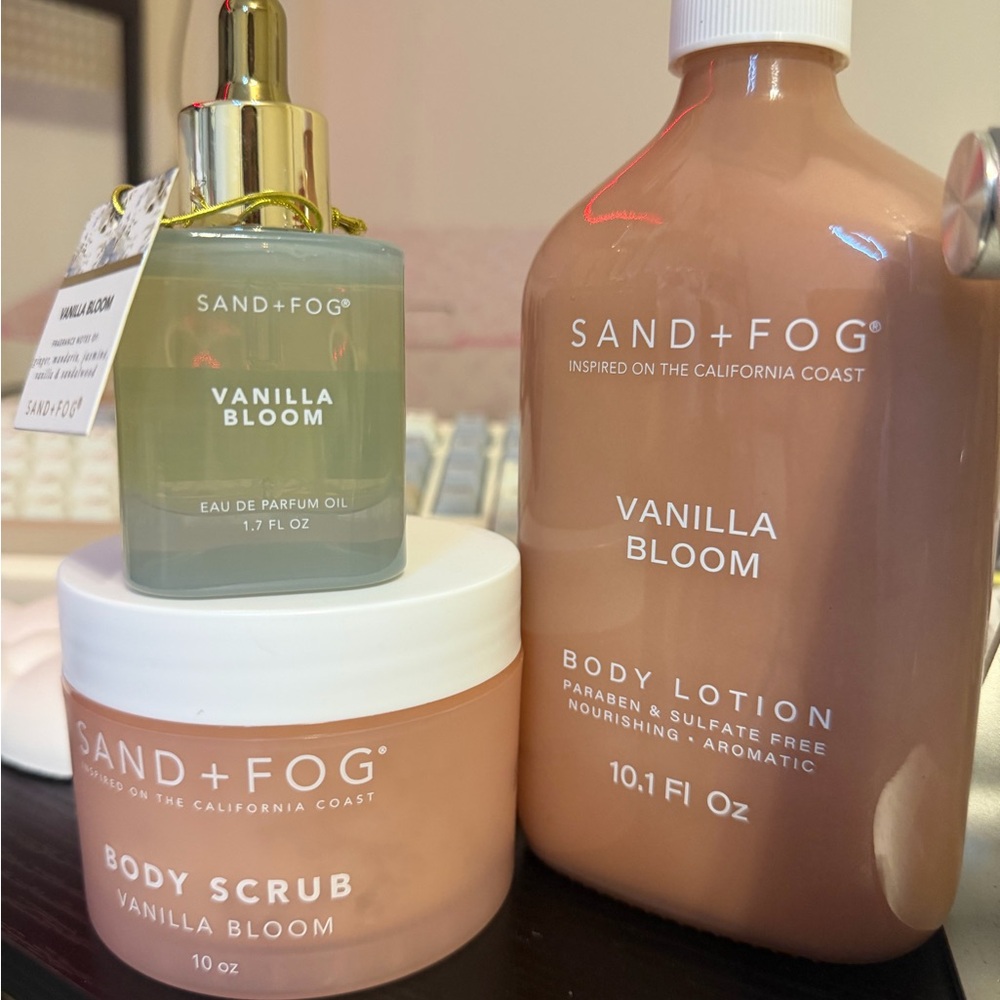 Sand and Fog - Vanilla Bloom Bath & Body Set